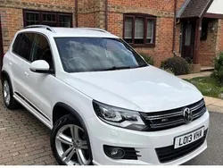 White Used 2013 VW Tiguan R-line SUV | £9,695 (Fair price)