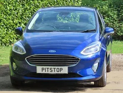 Blue metallic Used 2017 Ford Fiesta Zetec Hatchback | £7,500 (Fair price)