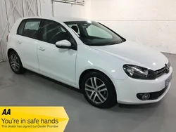 White Used 2010 VW Golf VI SE Hatchback | £6,290 (Fair price)