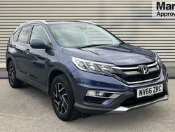 Metallic twilight blue Used 2016 Honda CR-V SE Plus SUV | £13,625 (Fair price)