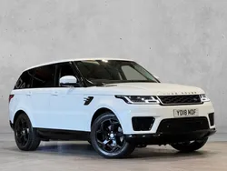 White Used 2018 Land Rover Range Rover Sport HSE SUV | £24,500 (Fair price)