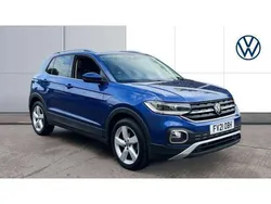 Blue Used 2021 VW T-Cross SEL SUV | £15,491 (Fair price)