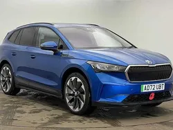 Race blue metallic Used 2022 Skoda Enyaq iV SUV | £19,900