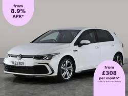 White Used 2023 VW Golf VIII R-line Hatchback | £21,156 (Fair price)