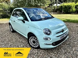Green Used 2016 Fiat 500 Lounge Hatchback | £5,745 (Fair price)