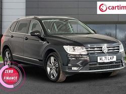 Black Used 2021 VW Tiguan Allspace Match SUV | £19,250 (Fair price)