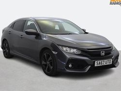Grey Used 2017 Honda Civic SR Hatchback | £11,495 (Fair price)