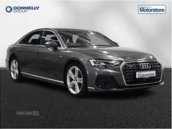 Grey Used 2022 Audi A8L S-Line Sedan | £38,990 (Fair price)