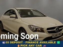 White Used 2017 Mercedes CLA180 Sedan | £11,349 (Fair price)