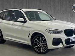 White Used 2021 BMW X3 M Sport SUV | £29,999 (Good price)