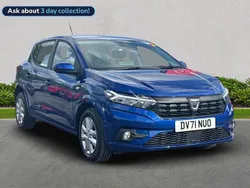 Blue Used 2021 Dacia Sandero Comfort Hatchback | £10,269 (Fair price)