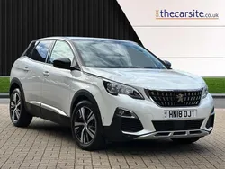 White Used 2018 Peugeot 3008 Allure Hatchback | £11,495 (Fair price)