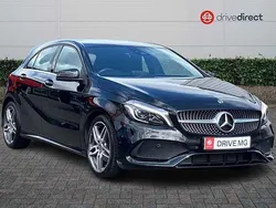 Metallic paint Used 2017 Mercedes A180 AMG line Hatchback | £15,499 (Fair price)