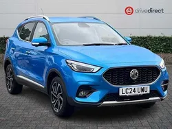 Metallic battersea blue Used 2024 MG ZS Exclusive Sedan | £14,848 (Fair price)