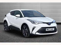 White Used 2023 Toyota C-HR Design SUV | £22,650 (Fair price)