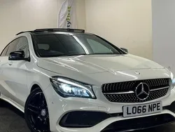 White Used 2016 Mercedes CLA220 AMG line Sedan | £11,495 (Fair price)