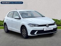 White New 2025 VW Polo Life Hatchback | £20,225 (Fair price)