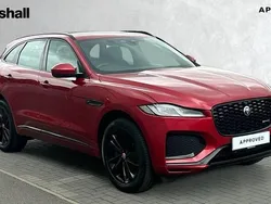 Metallic firenze red Used 2021 Jaguar F-Pace R-Dynamic SUV | £32,239 (Fair price)