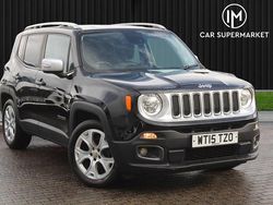 Black Used 2015 Jeep Renegade Limited SUV | £6,885 (Fair price)