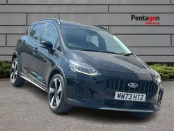 Agate black metallic paint Used 2023 Ford Fiesta Active Hatchback | £15,495 (Fair price)