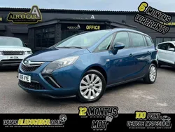 Blue Used 2016 Vauxhall Zafira Tourer Design Edition MPV | £3,995 (Good price)