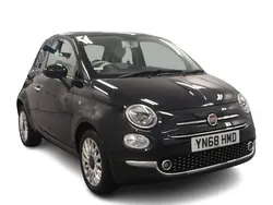Black Used 2018 Fiat 500 Lounge Hatchback | £6,500 (Fair price)