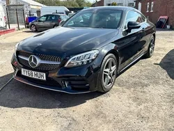 Black Used 2018 Mercedes C220 AMG line Coupe | £15,995 (Fair price)
