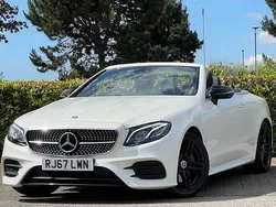 White Used 2018 Mercedes E220 AMG Line Premium Plus Cabriolet | £20,495 (Fair price)
