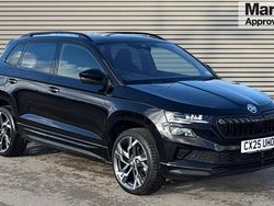 Black Used 2025 Skoda Karoq SportLine SUV | £28,495 (Fair price)