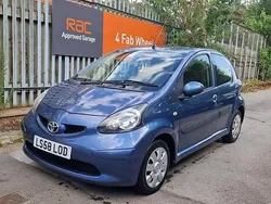 Blue Used 2008 Toyota Aygo Hatchback | £2,995 (Fair price)