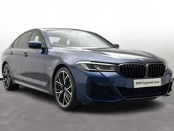 Blue Used 2022 BMW 545e M Sport Sedan | £35,500 (Fair price)