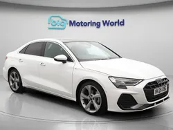 White Used 2025 Audi A3 S-Line Sedan | £28,800 (Fair price)