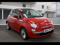 Red Used 2014 Fiat 500 Lounge Cabriolet | £2,595 (Super price)