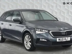 Quartz grey metallic Used 2021 Skoda Scala SE L Hatchback | £14,537 (Fair price)