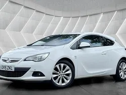 White Used 2015 Vauxhall Astra GTC SRi Coupe | £3,200 (Good price)