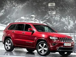 Red Used 2015 Jeep Grand Cherokee Overland SUV | £10,250 (Fair price)