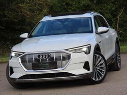 White Used 2019 Audi e-tron Advanced SUV | £16,994 (Fair price)
