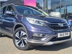 Blue Used 2016 Honda CR-V EX SUV | £15,300 (Fair price)