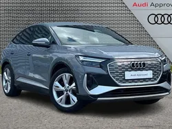 Grey Used 2022 Audi Q4 Sportback e-tron S-Line SUV | £25,694