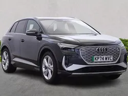 Black Used 2024 Audi Q4 e-tron S-Line SUV | £35,439 (Good price)