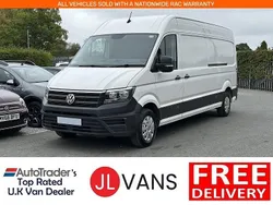 White Used 2022 VW Crafter Trendline Van | £18,975 (Fair price)