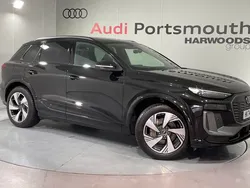 Black Used 2024 Audi Q6 e-tron S-Line SUV | £60,890 (Fair price)