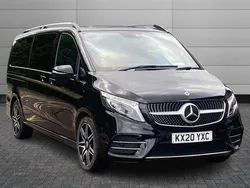 Obsidian black Used 2020 Mercedes V220 AMG line MPV | £47,990 (Super price)
