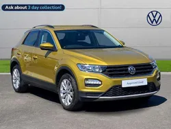 Yellow Used 2018 VW T-Roc SE SUV | £11,222 (Fair price)