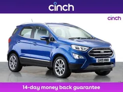 Blue Used 2019 Ford Ecosport Titanium SUV | £11,449 (Fair price)