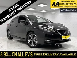 Black Used 2021 Nissan Leaf Tekna Hatchback | £11,295 (Fair price)