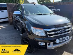 Black Used 2016 Ford Ranger Limited Pickup | £11,999 (Fair price)