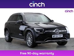 Black Used 2020 Mercedes GLC300 AMG Line Premium Estate | £22,749 (Fair price)