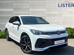 Pure white New 2025 VW Tiguan R-line SUV | £37,490 (Expensive)