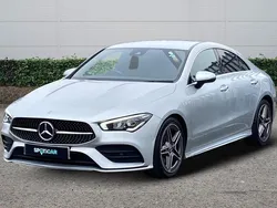 Grey Used 2021 Mercedes CLA220 AMG line Sedan | £21,028 (Good price)